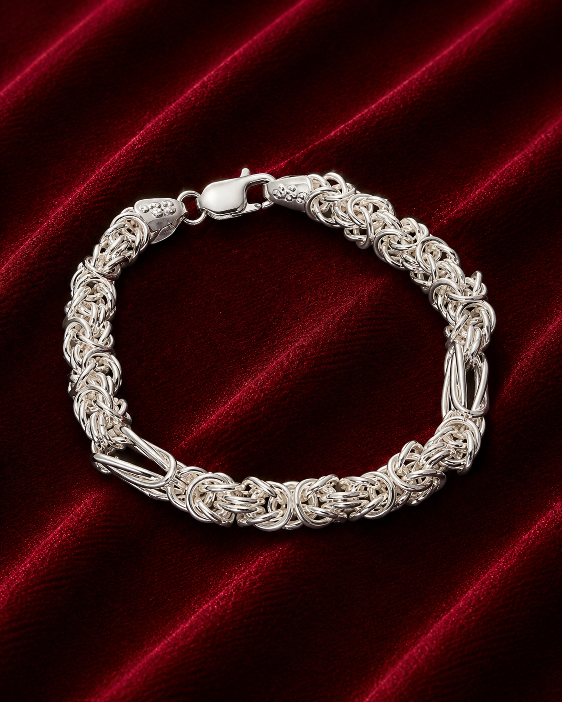 Silver bracelet men 