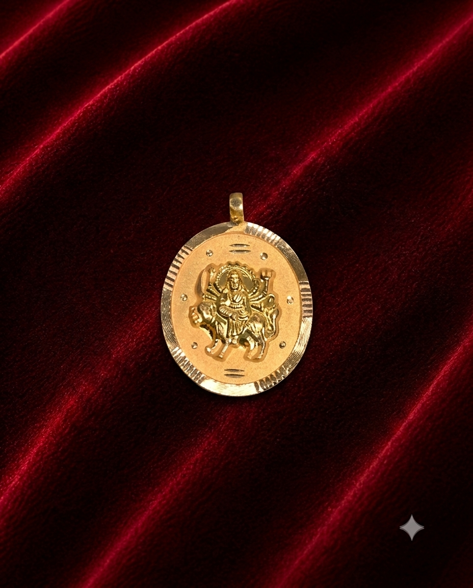 Hallmarked murti locket 