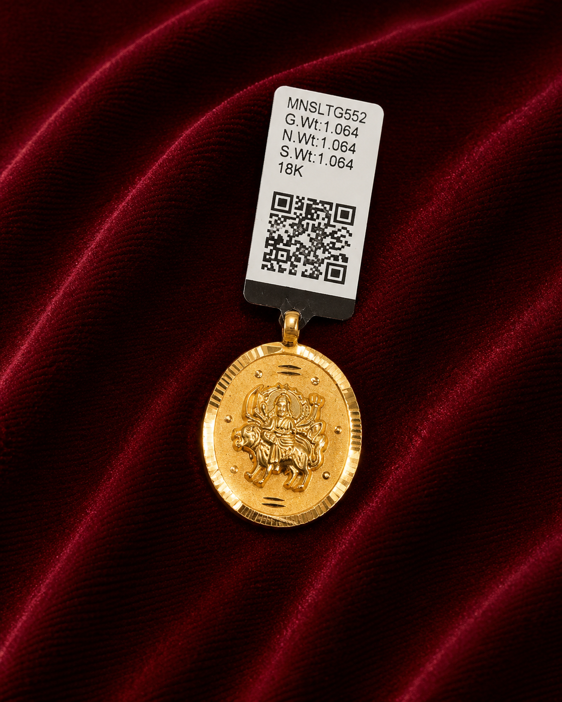Gold murti locket 